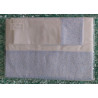 Conjunto de lençóis azul para cama de 60x1,20 "caminha de grades" em algodão