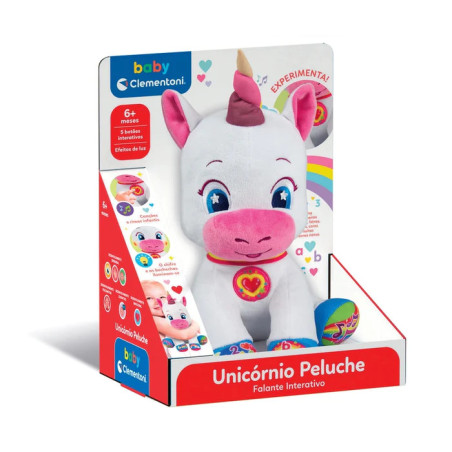 Unicórnio interativo peluche