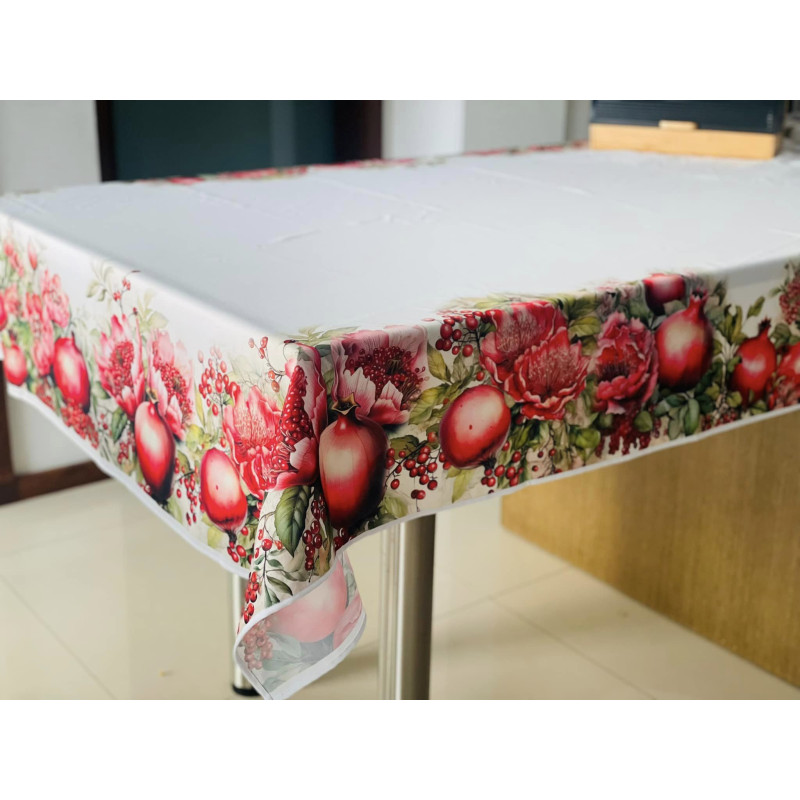 Toalha de mesa Anti-mancha Romã com pintinhas Toalha de mesa Anti-mancha Romã com pintinhas