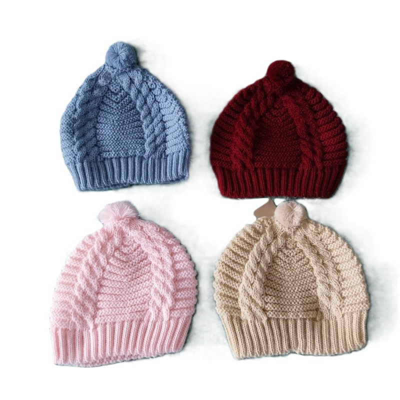 Gorros malha pompom Gorros malha pompom