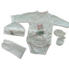 conjunto 4 peças passarinho