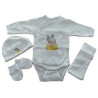 conjunto 4 peças passarinho