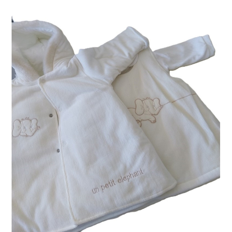 Conjunto vestido e casaco 18M Conjunto vestido e casaco 18M