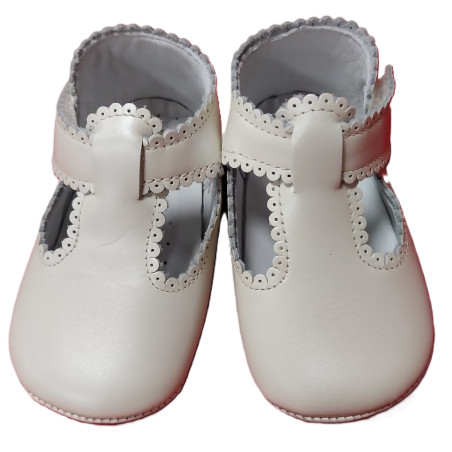 Sapato Celeste e Bege