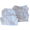 Body com folho renda, azul, rosa, bege e branco