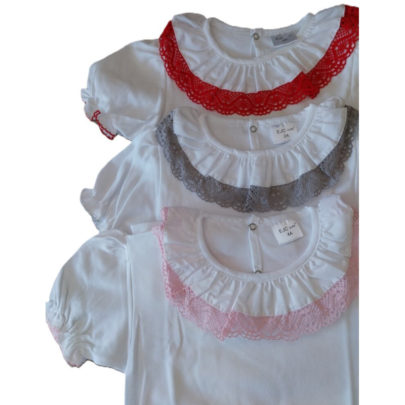 Camisola com folho 4 e 2 anos Camisola com folho 4 e 2 anos