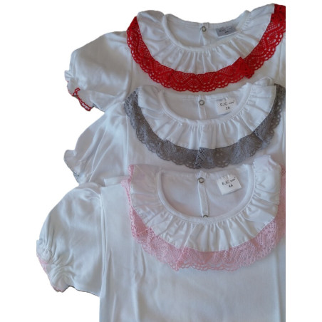 Camisola com folho 4 e 2 anos