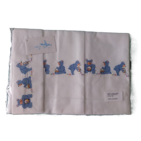 Conjunto Lençóis algodão Ursinho para NexT2Me