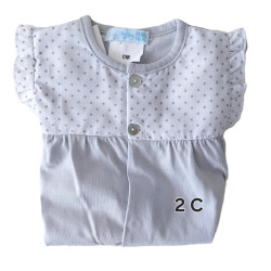Babygrows algodão 0M