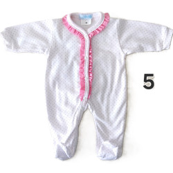 Babygrows algodão 0M