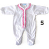 Babygrows algodão 0M