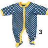 Babygrows algodão 12M