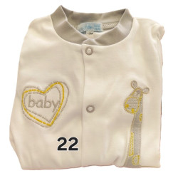 Babygrows algodão 18M
