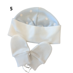 Conjunto gorro e luvas