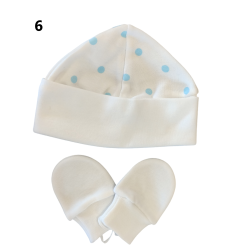 Conjunto gorro e luvas