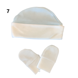 Conjunto gorro e luvas