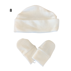 Conjunto gorro e luvas