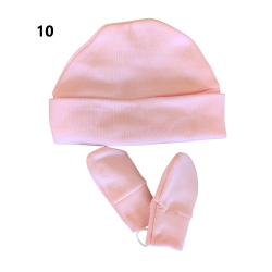 Conjunto gorro e luvas