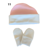 Conjunto gorro e luvas