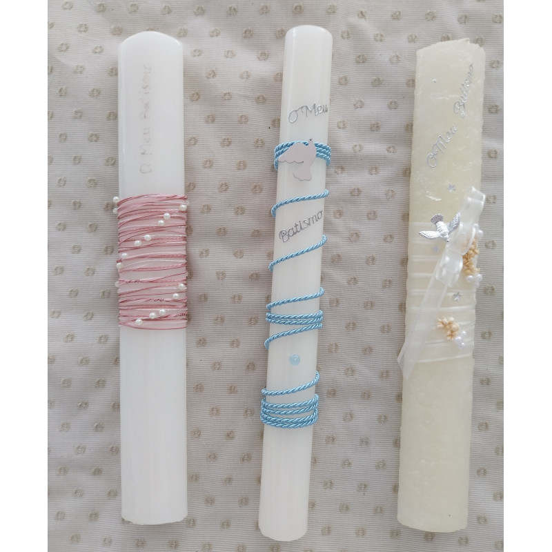 Velas de batismo Velas de batismo