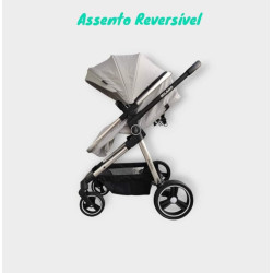 Sistema Transporte MILANO c Cadeira auto Reclinável Isize - MAXIBABY