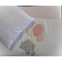 Conjunto de edredão para cama de bebé